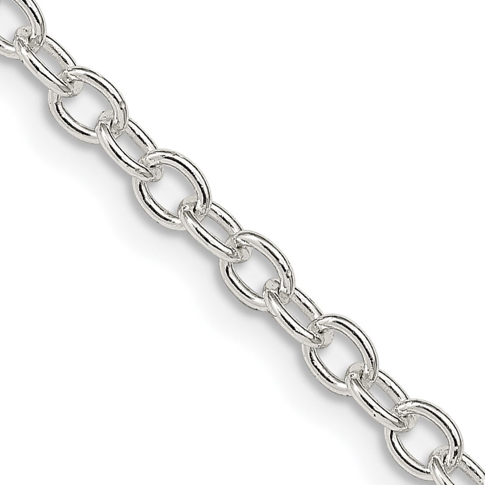 925 Sterling Silver 5.4mm Beveled Oval Link Cable Chain Necklace 18 Inch Pendant Charm Fine Jewelry For Women Gifts For Her 925 Sterling Silver 5.4mm Beveled Oval Link Cable Chain Necklace 18 Inch Pendant Charm Fine Jewelry For Women Gifts For Her